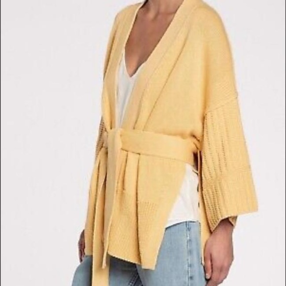 Brochu Walker Barai Belted Sundance Cardigan Small - Picture 2 of 6